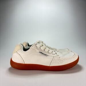 WHITIN Wide Toe Box Barefoot White Sneakers Minimalist Shoes Women's Size EU 37